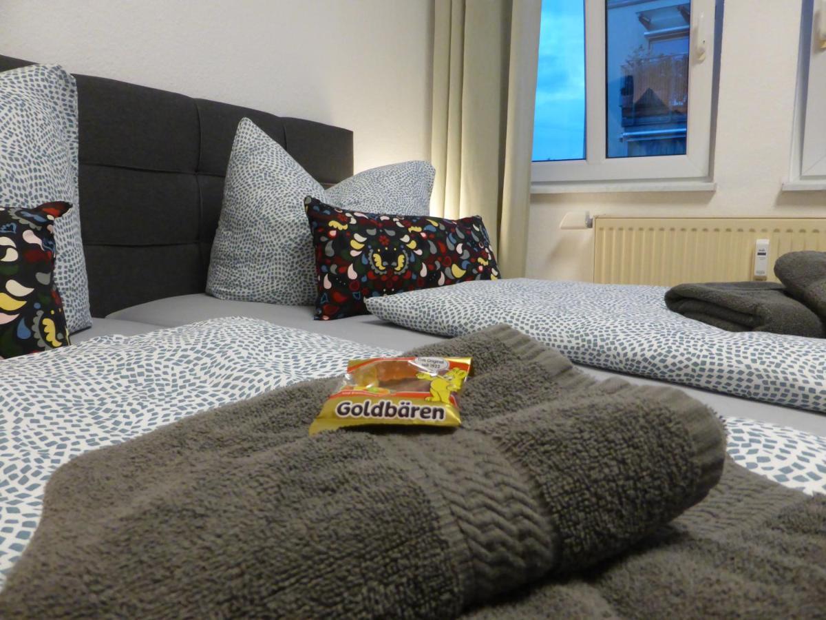 Jena City Apartment, Balkon, Sonnig, Wifi, Parkplaetze, Naehe Zentrum Bagian luar foto